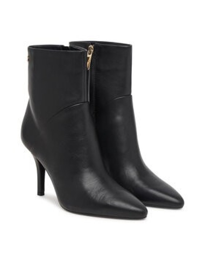 Tommy Hilfiger Botki High Heel Clean Ankle Boot FW0FW09624 Czarny