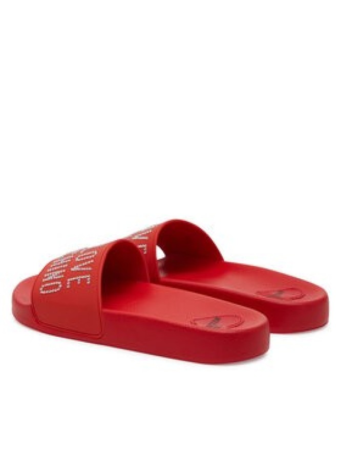 LOVE MOSCHINO Klapki JA28122G1MI13500 Czerwony