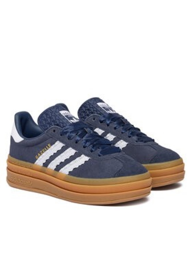 adidas Sneakersy Gazelle Bold KJ2429 Granatowy