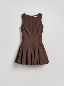 Sukienka mini - brązowy