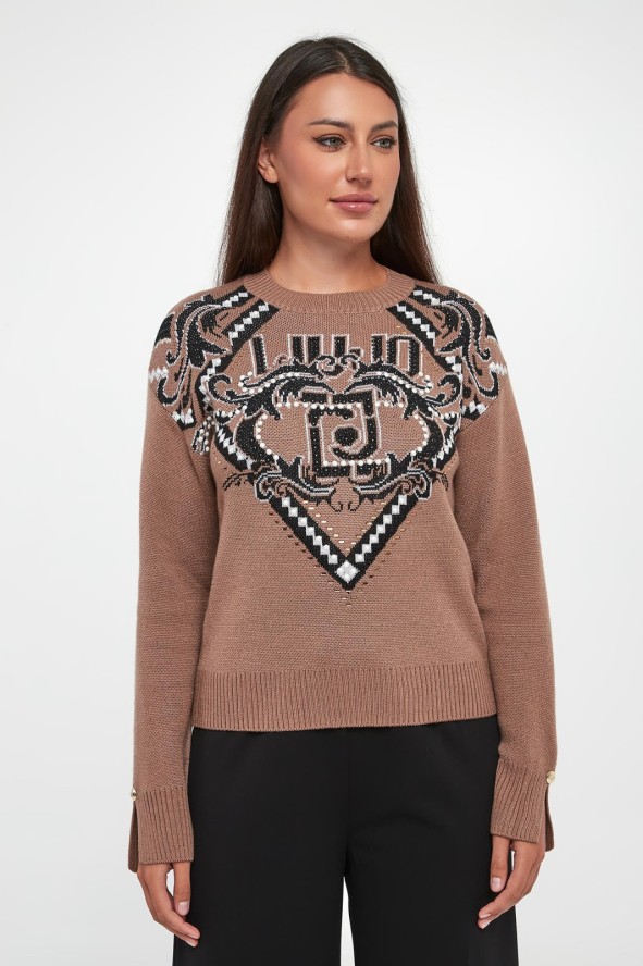 Sweter damski wełniany LIU JO