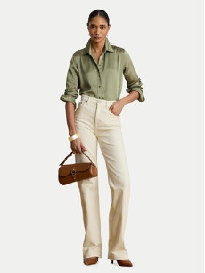 LAUREN RALPH LAUREN Koszula 200P13808004 Zielony Regular Fit