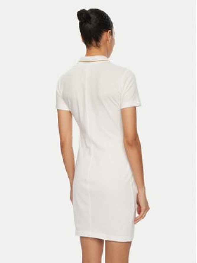 Versace Jeans Couture Sukienka codzienna 78HAOT01 Biały Regular Fit