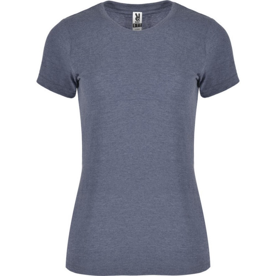 T-shirt Damski Dwutonalny Z Krótkim Rękawem Fox