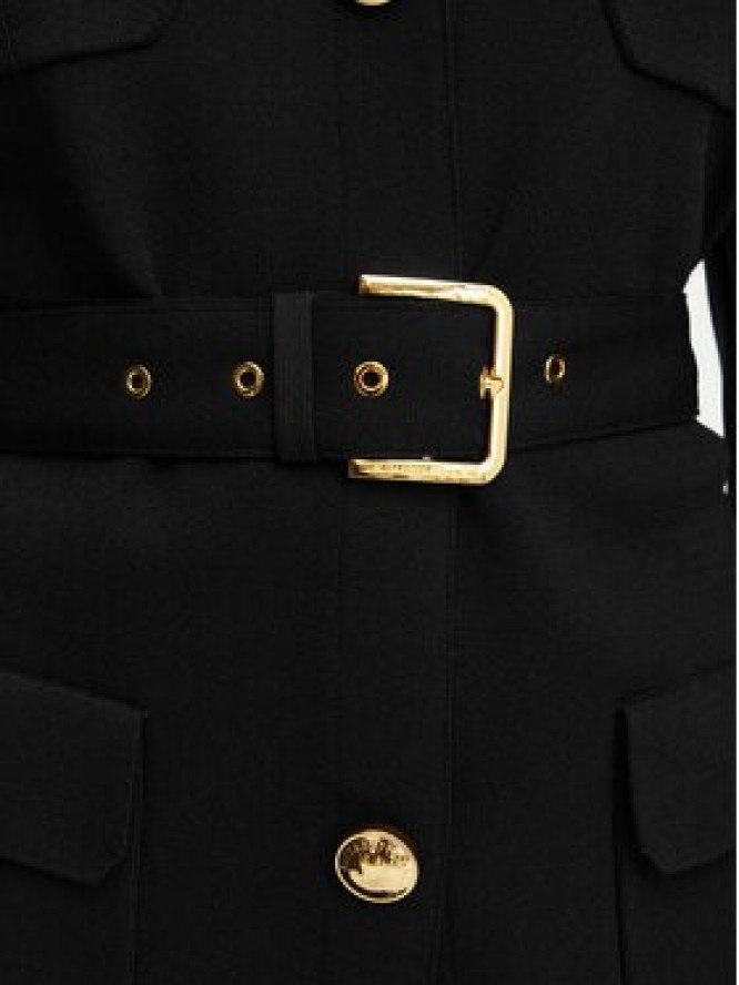 Elisabetta Franchi Marynarka MK-10B-62E2-V600 Czarny Slim Fit