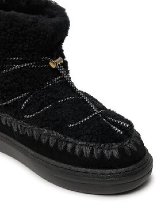 Mou Śniegowce Eskimo Sneaker Bold Scoub Lace FW411012A Czarny
