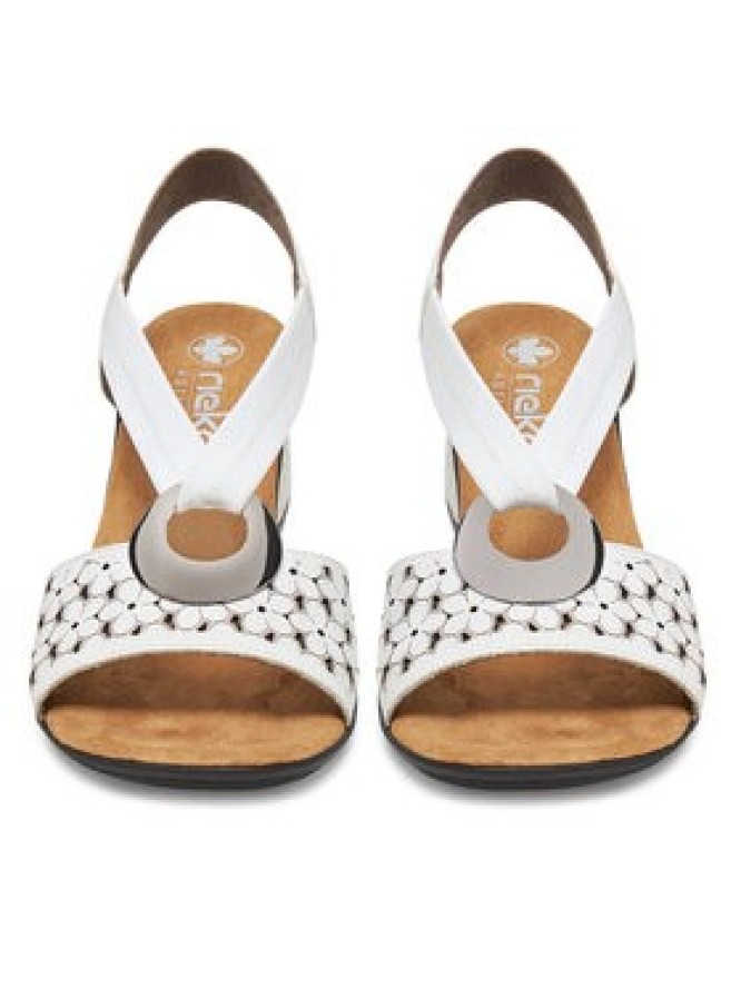 Rieker Sandały 64677-80 Biały