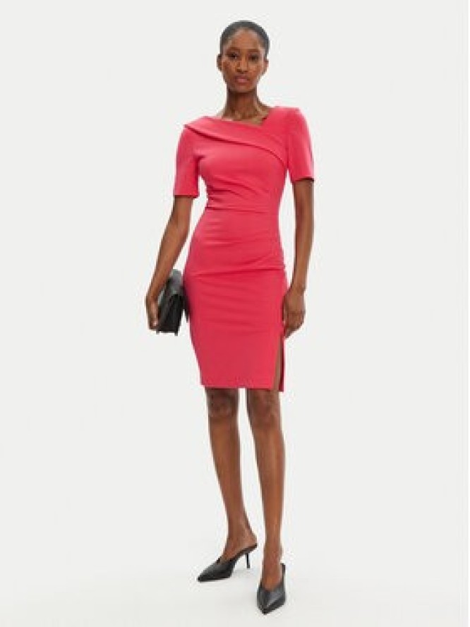 Rinascimento Sukienka koktajlowa CFC0122560003 Różowy Regular Fit