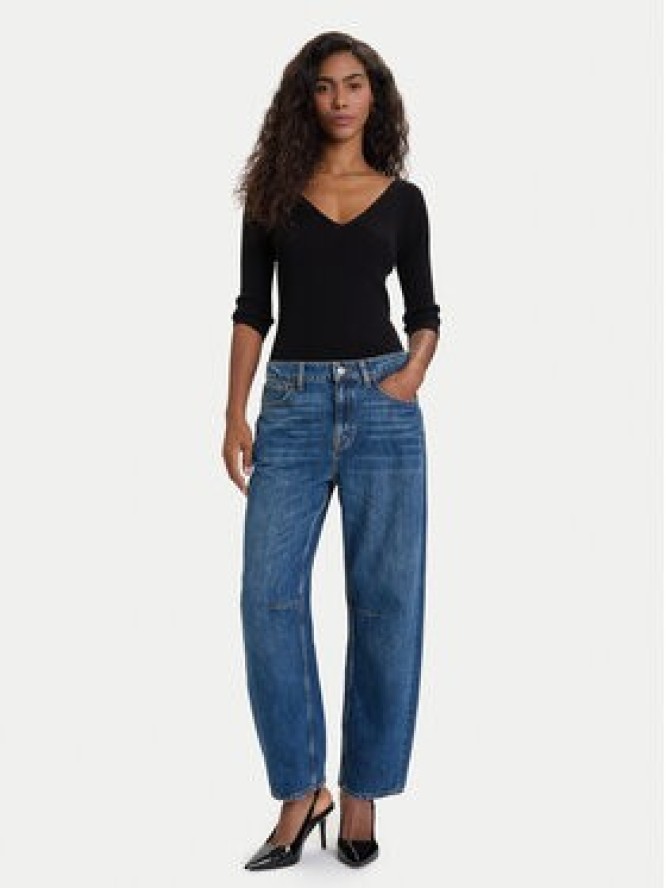 Guess Jeansy W5BA2V D0460 Granatowy Mom Fit