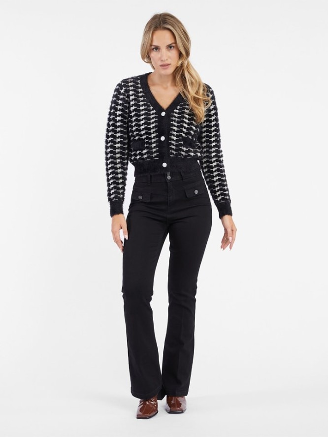 orsay Kardigan w kolorze czarno-białym rozmiar: L