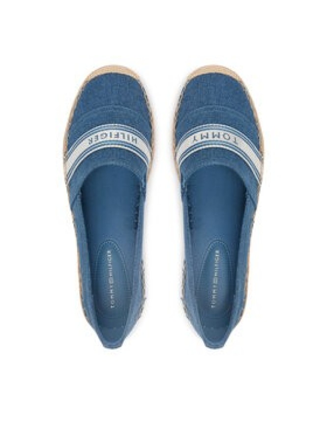 Tommy Hilfiger Espadryle Hilfiger Webbing Espadrille FW0FW09334 Niebieski
