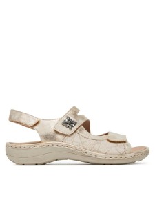 Remonte Sandały D7647-94 Złoty