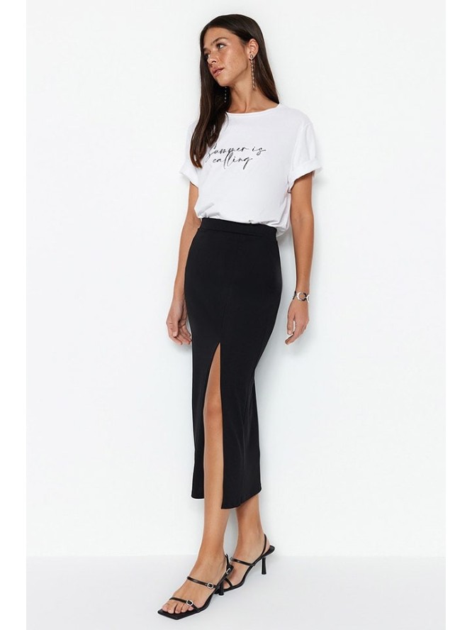 trendyol Spódnica w kolorze czarnym rozmiar: XS