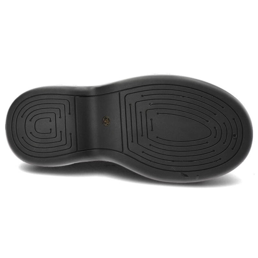 Czarne Półbuty Tuffoni Stylowe Obuwie Damskie