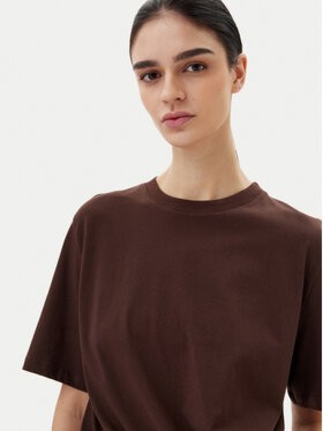 ViCOLO T-Shirt UD0043 Brązowy Regular Fit