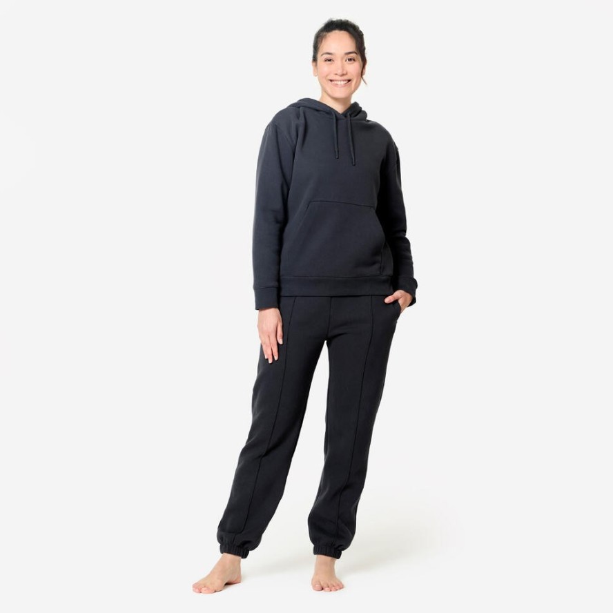 Bluza z kapturem damska Domyos Gym & Pilates