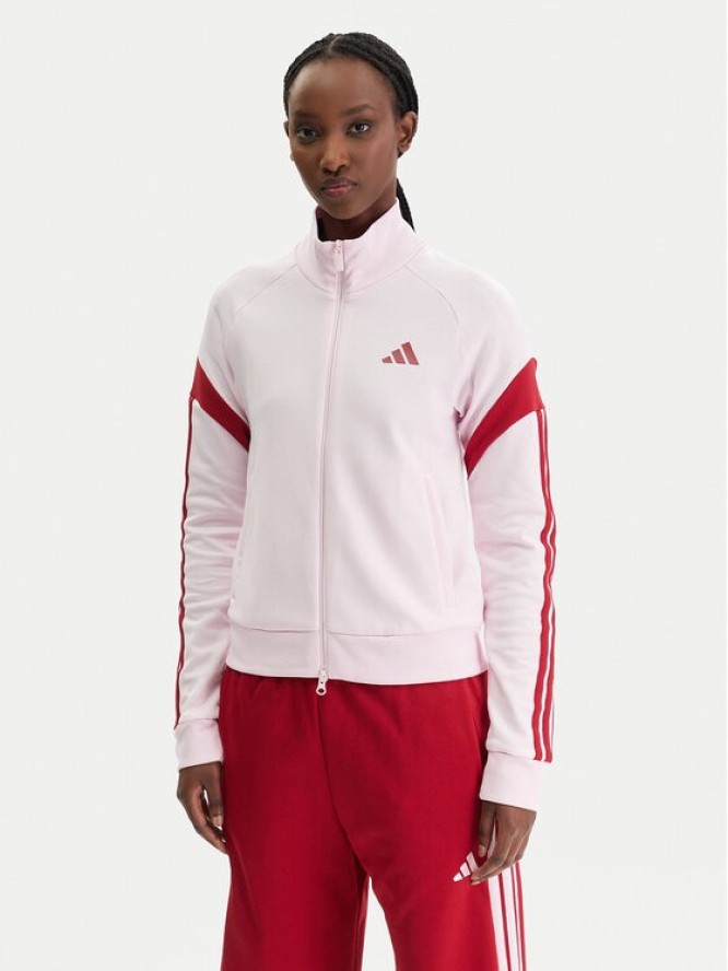 adidas Bluza House Of Tiro KE5676 Różowy Slim Fit