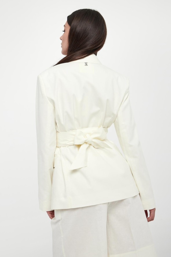 Marynarka damska z lnem TWINSET ACTITUDE