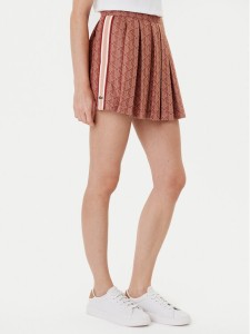 Lacoste Spódnica plisowana JF0516 Brązowy Regular Fit