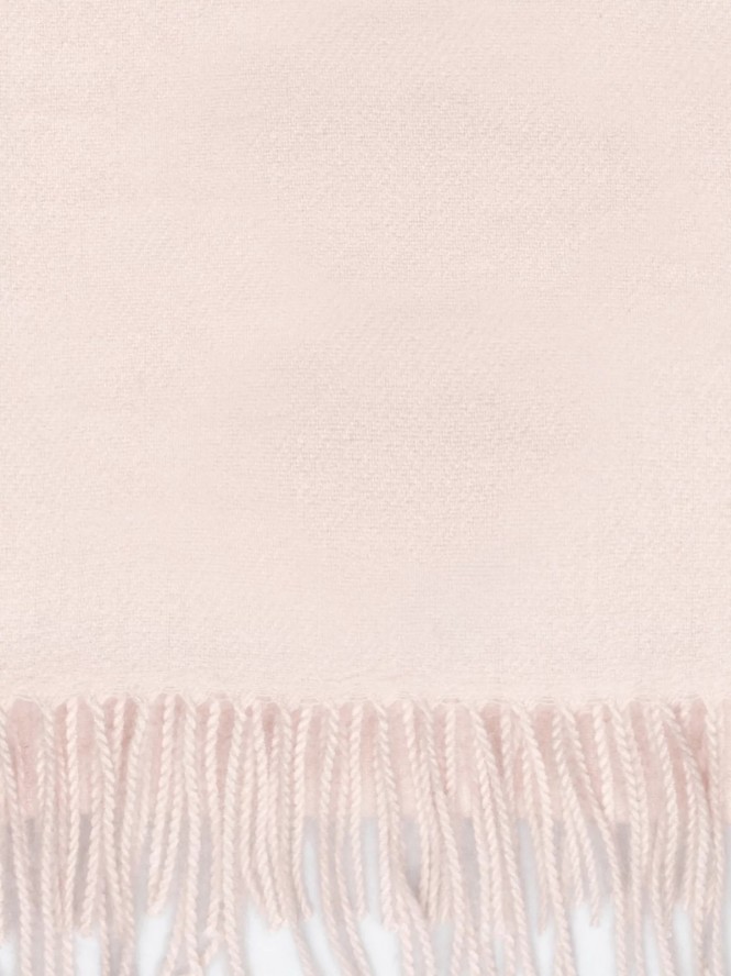 Szal damski z frędzlami różowy Herynias 600