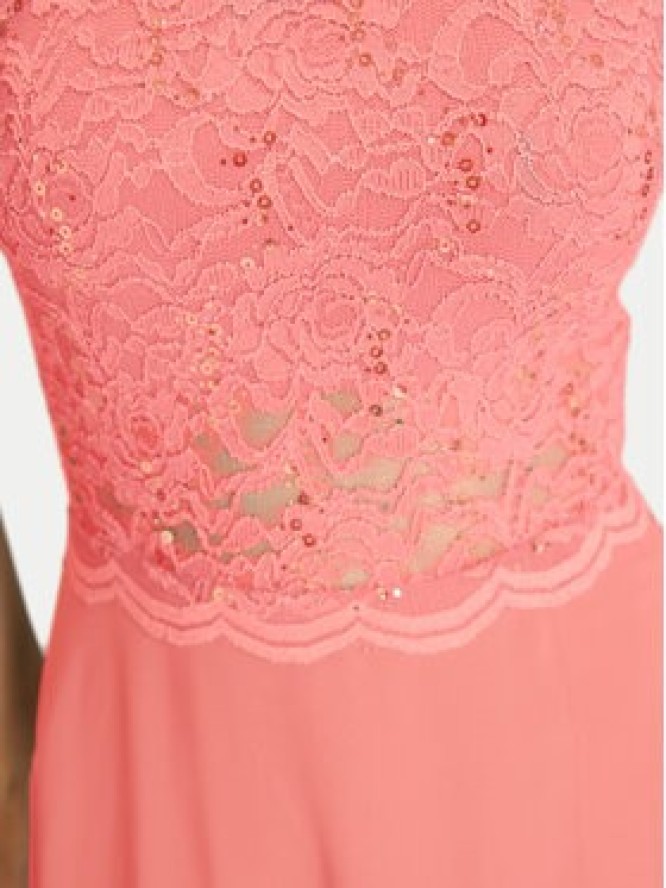 Swing Sukienka wieczorowa 5AI01400 Koralowy Regular Fit