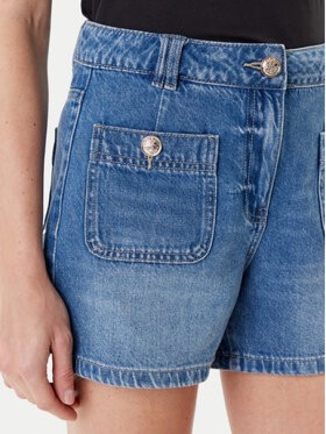 Morgan Szorty jeansowe 251-SHAMIZ Niebieski Slim Fit