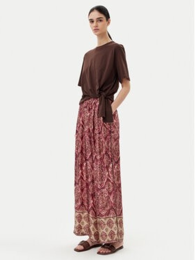 ViCOLO T-Shirt UD0043 Brązowy Regular Fit