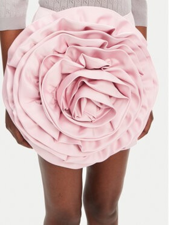 ROTATE Spódnica mini 1137841011 Różowy Slim Fit