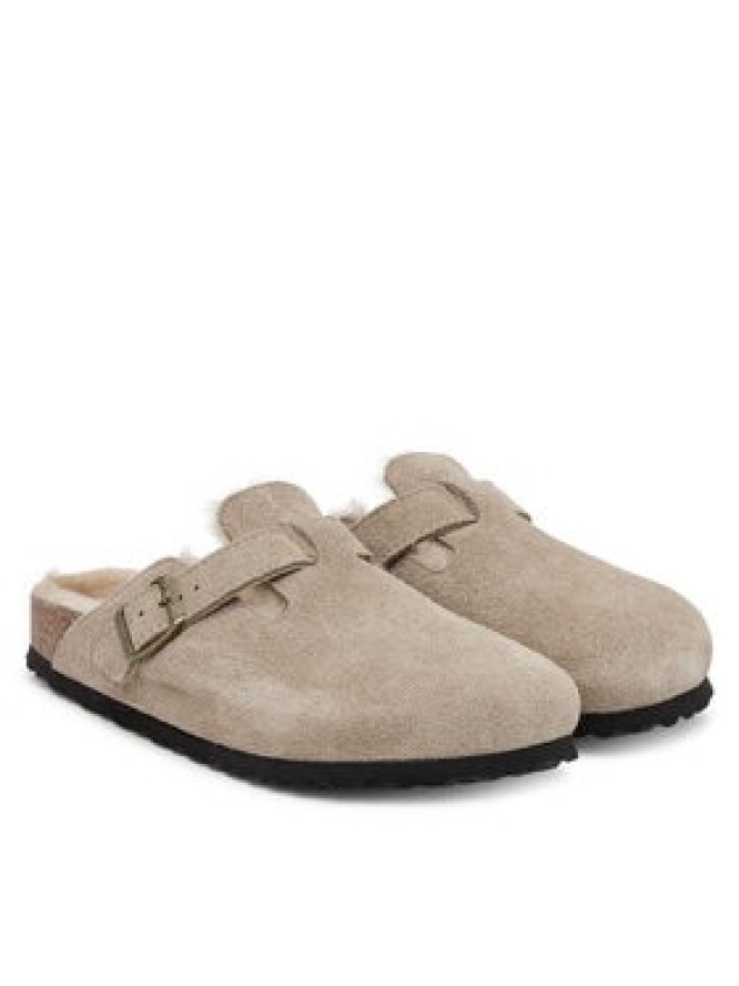 Birkenstock Klapki Boston Shearling 1028299 Beżowy