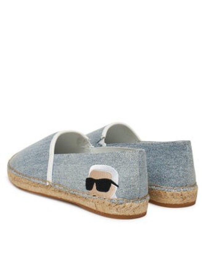 KARL LAGERFELD Espadryle KL80111 Niebieski