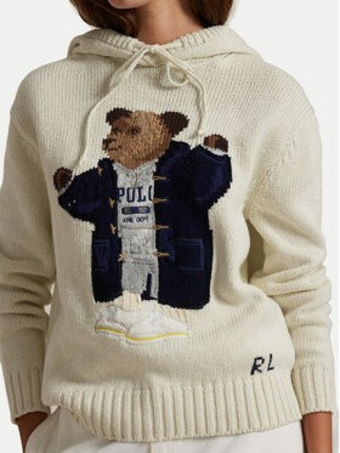 Polo Ralph Lauren Sweter 211972802001 Beżowy Relaxed Fit