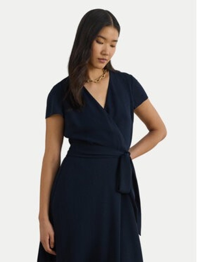 LAUREN RALPH LAUREN Sukienka koktajlowa 200P13812002 Granatowy Regular Fit