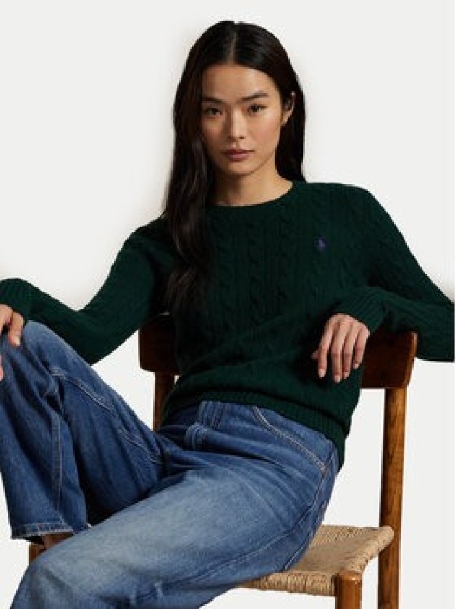 Polo Ralph Lauren Sweter 211971865009 Zielony Slim Fit
