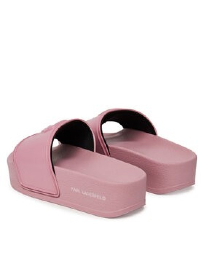 KARL LAGERFELD Klapki Kondo Maxi KL80819M Różowy