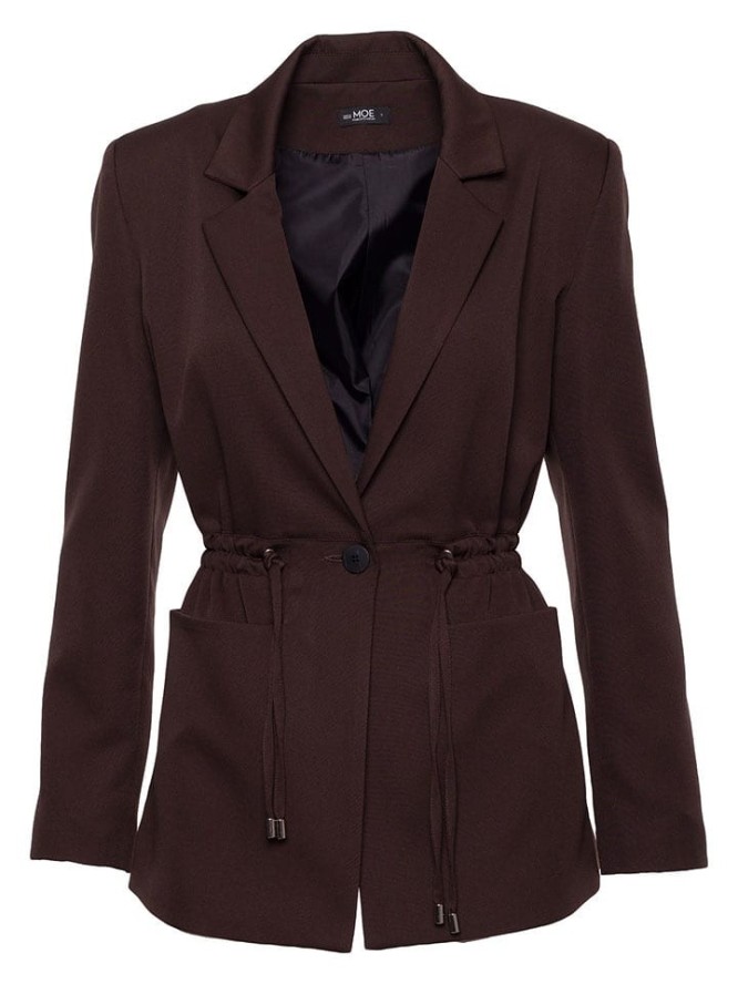 made of emotion Blezer w kolorze brązowym rozmiar: XXL