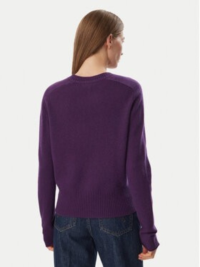 Tommy Hilfiger Sweter WW0WW51432 Fioletowy Regular Fit