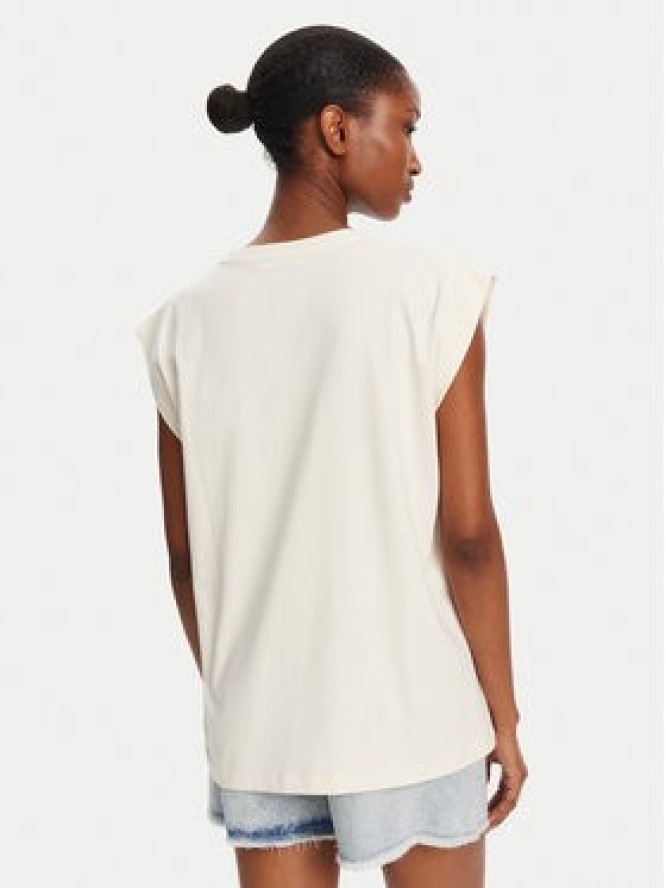 Patrizia Pepe T-Shirt 2M4418/J295-B823 Beżowy Regular Fit