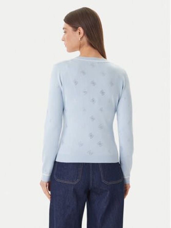 Guess Kardigan W6GR18 Z0605 Niebieski Regular Fit