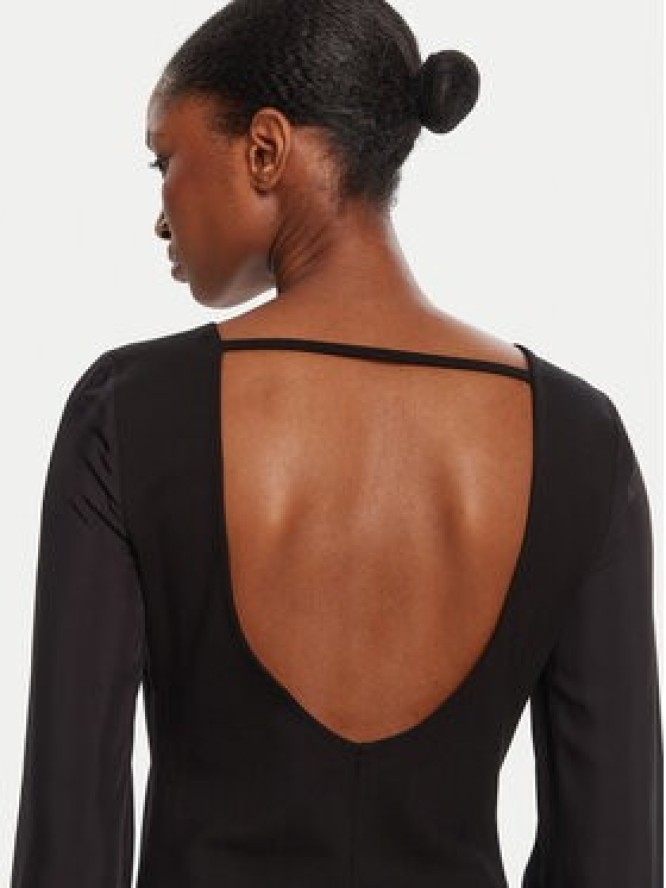 Armani Exchange Sukienka dzianinowa XW000756 AF16136 UC001 Czarny Slim Fit