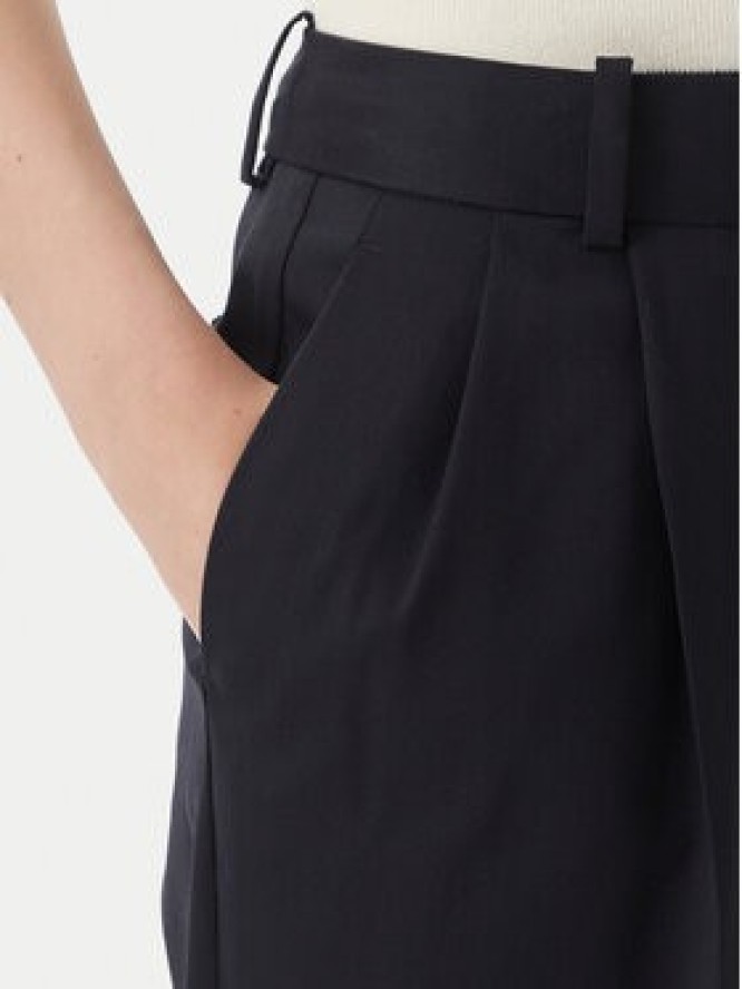 Tommy Hilfiger Spodnie materiałowe Timeless WW0WW48352 Granatowy Straight Fit