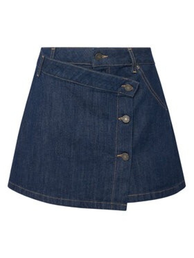 Guess Jeans Spódnica jeansowa W5BD96 D002A Granatowy Regular Fit