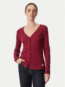 Calvin Klein Jeans Bluzka LV047G207G Bordowy Regular Fit