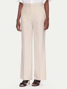 Morgan Spodnie materiałowe 251-PVIVI.F M Écru Regular Fit