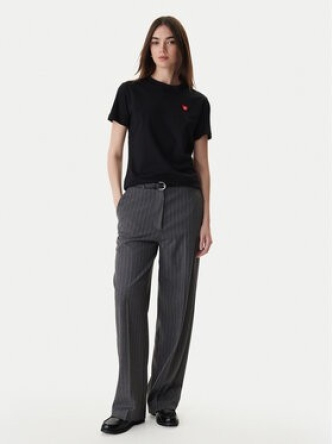 HUGO T-Shirt Damacia 50562145 Czarny Regular Fit