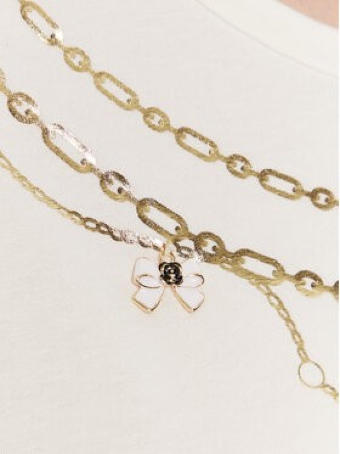 Rinascimento T-Shirt CFC0125707003 Biały Regular Fit