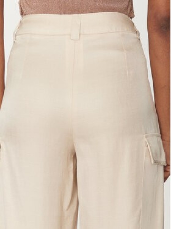 Marella Spodnie materiałowe Aia 2515131071 Beżowy Loose Fit