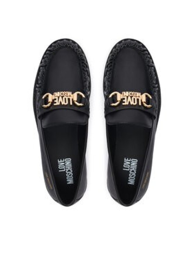 LOVE MOSCHINO Mokasyny JA10063G1PIA0000 Czarny