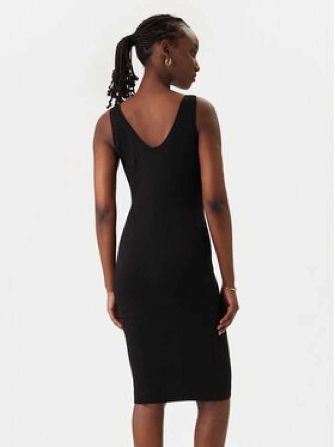 Versace Jeans Sukienka codzienna 80HAOE02 Czarny Slim Fit