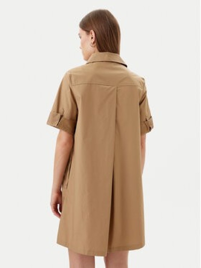 LOLA CASADEMUNT Sukienka koszulowa LS2516065 Beżowy Regular Fit