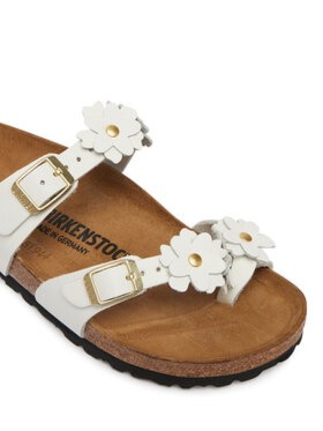 Birkenstock Japonki Mayari Flowe Embellishment 1032060 Biały